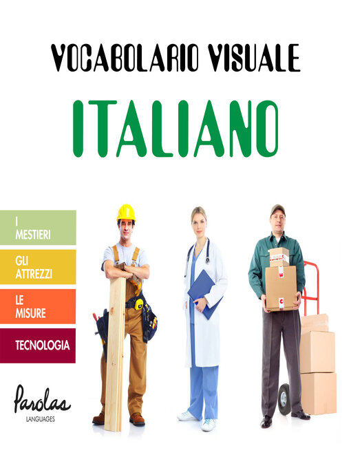 Cover image for Vocabolario visuale italiano